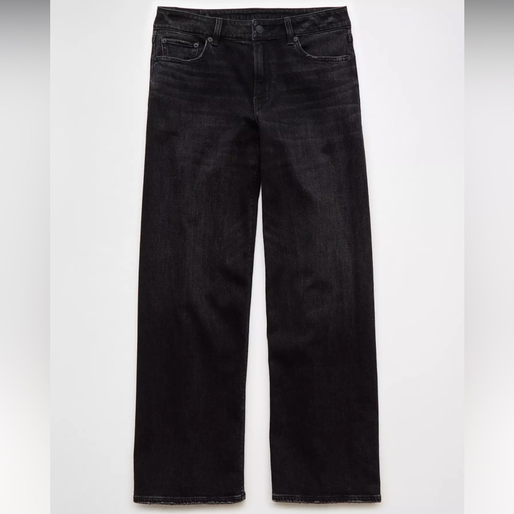 AE Dreamy Drape Stretch Low-Rise Baggy Wide Leg Jean